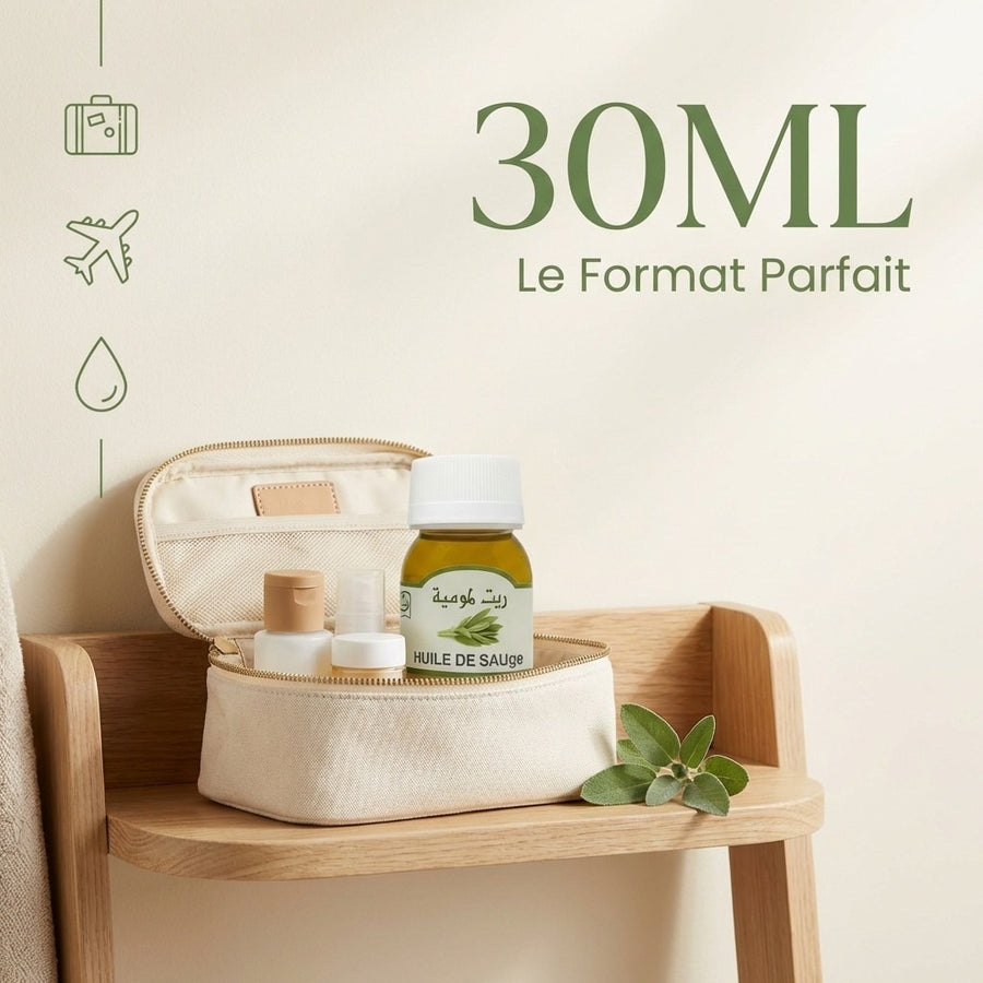 Huile de Sauge 30ml 100% Naturel - Sweet Sunnah – produit naturel présenté par Natureluxy
