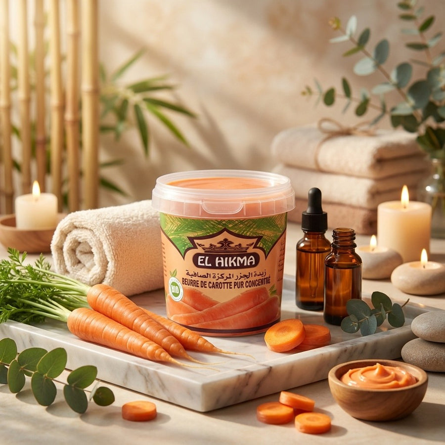 Beurre de Carotte Pur et Concentré - 150 mL – produit naturel présenté par Natureluxy
