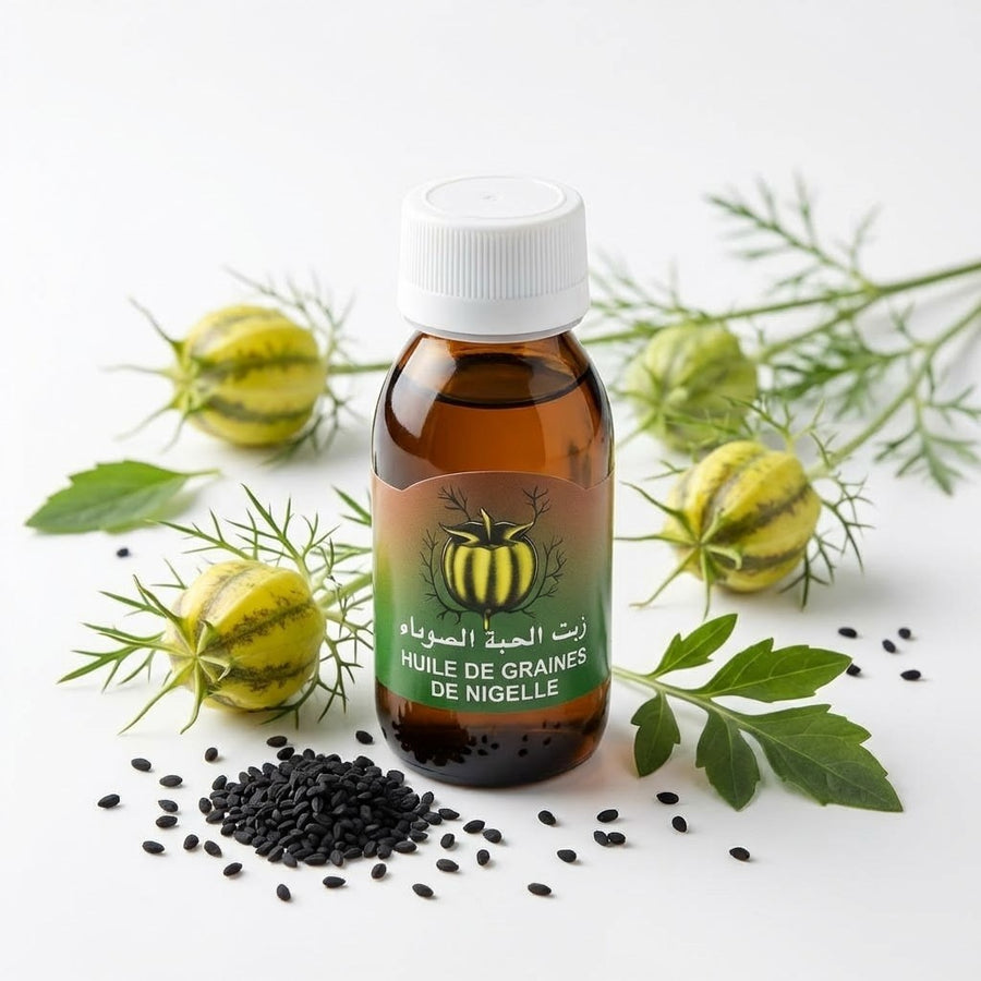 Huile de Graine de Nigelle Sweet Sunna 60ml – produit naturel présenté par Natureluxy