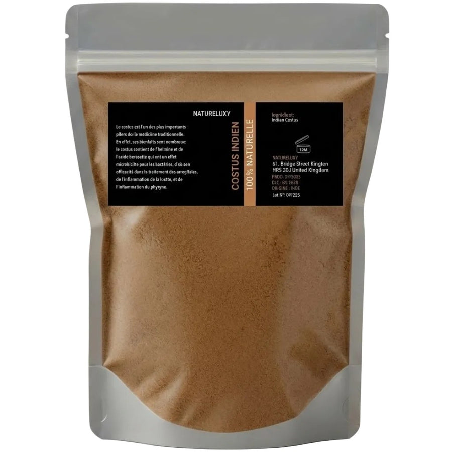 Costus Indien en Poudre 200g — 100% Naturel – produit naturel présenté par Natureluxy