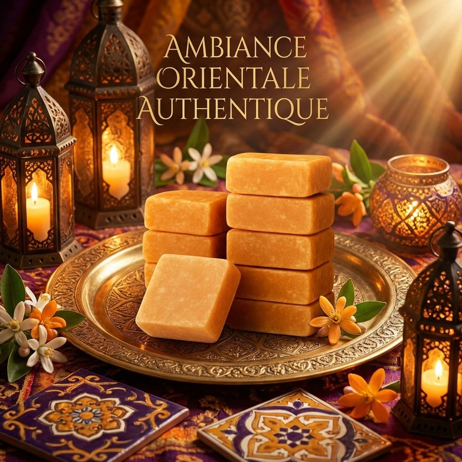 Lot de 10 carrés de musc orange – parfum solide - image produit 5