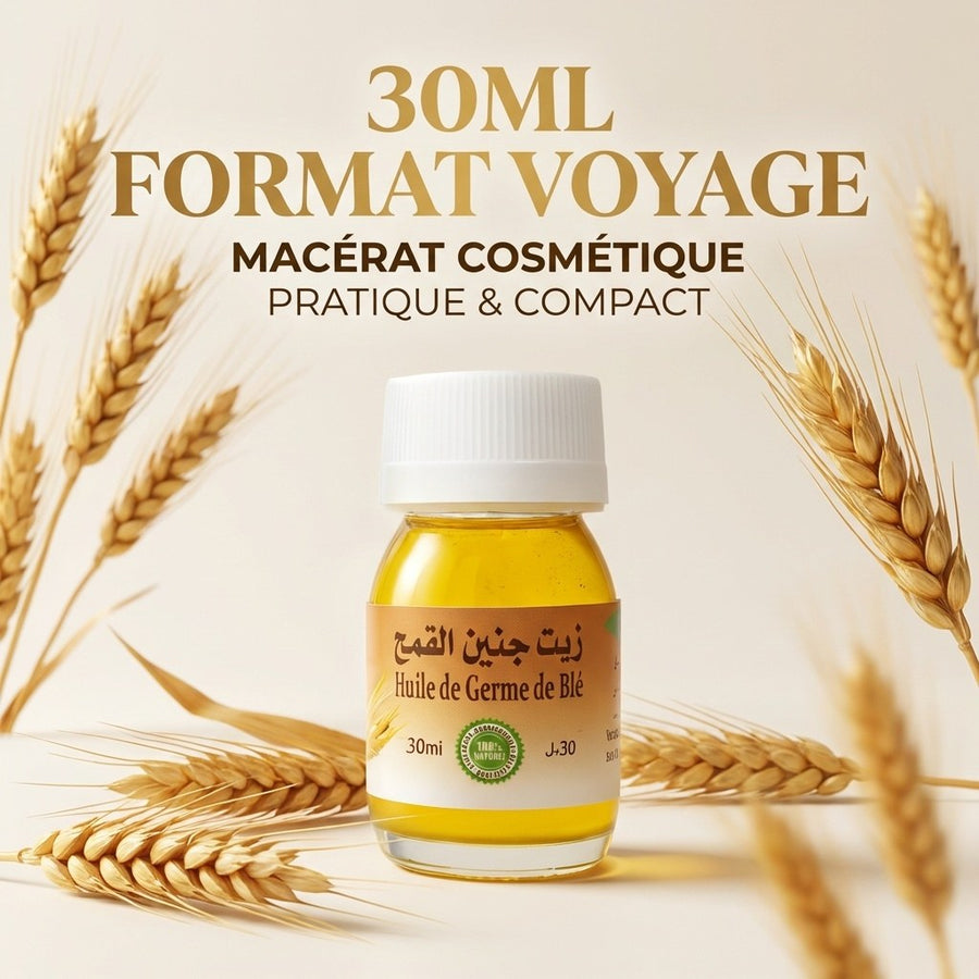 Huile de Germe de Blé 30mL Macérât – produit naturel présenté par Natureluxy