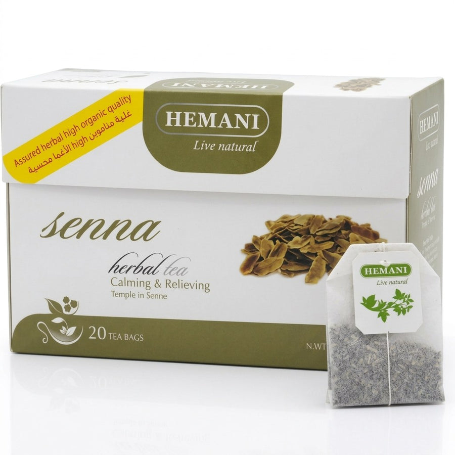 Lot 5× Tisane Séné Hemani – 5 boîtes de 20 sachets (100 tisanes) – Infusion au séné – Format économique – produit naturel présenté par Natureluxy