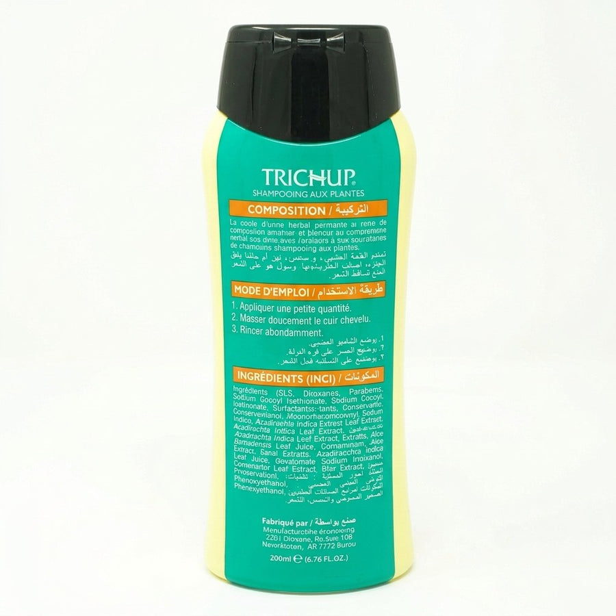 Shampoing Anti-Chute Trichup 200 mL Sans Sulfate – Amla Réglisse Bhringaraj – produit naturel présenté par Natureluxy