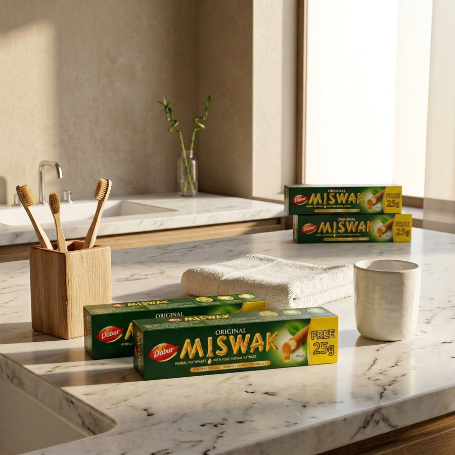 Dentifrice Dabur Miswak - Détails produit et packaging
