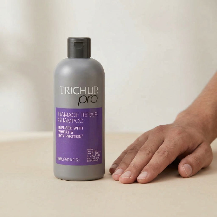 Shampoing réparateur Trichup Pro aux protéines de blé et de soja, 300 ml – produit naturel présenté par Natureluxy