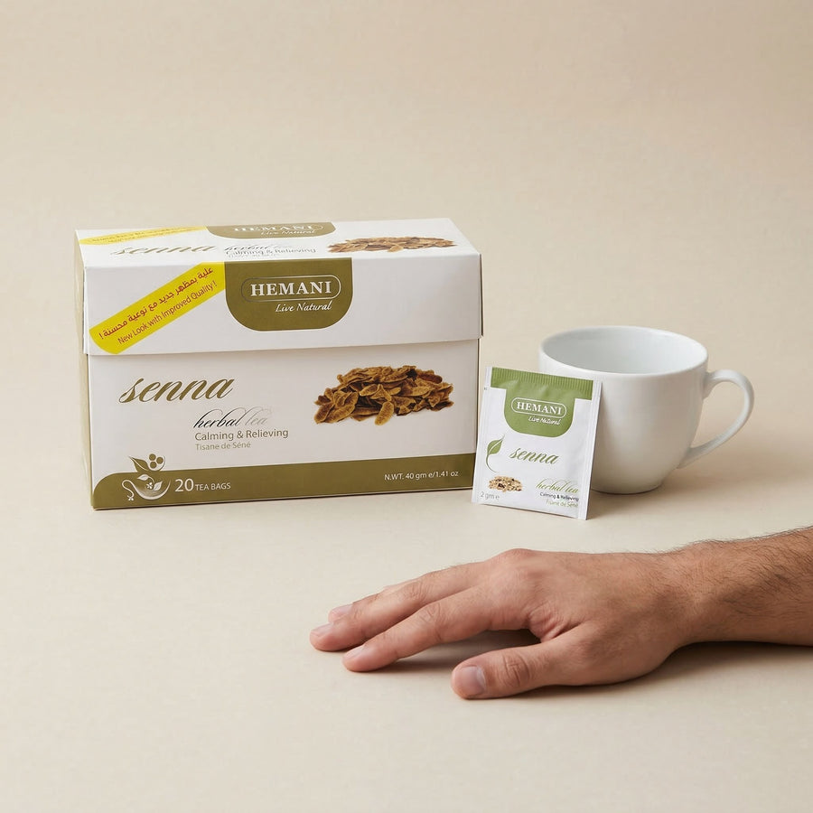 Lot de 2 Tisanes de Séné Hemani - 40 Sachets – produit naturel présenté par Natureluxy