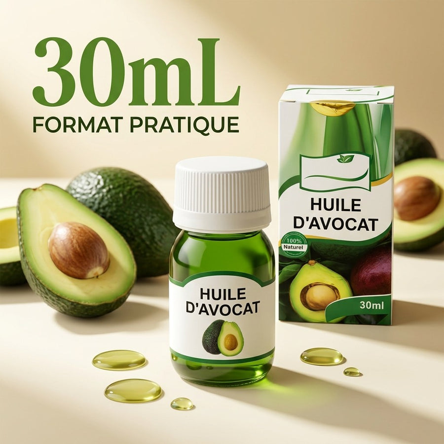 Huile d'Avocat 30ml 100% Naturel - Sweet Sunnah – produit naturel présenté par Natureluxy