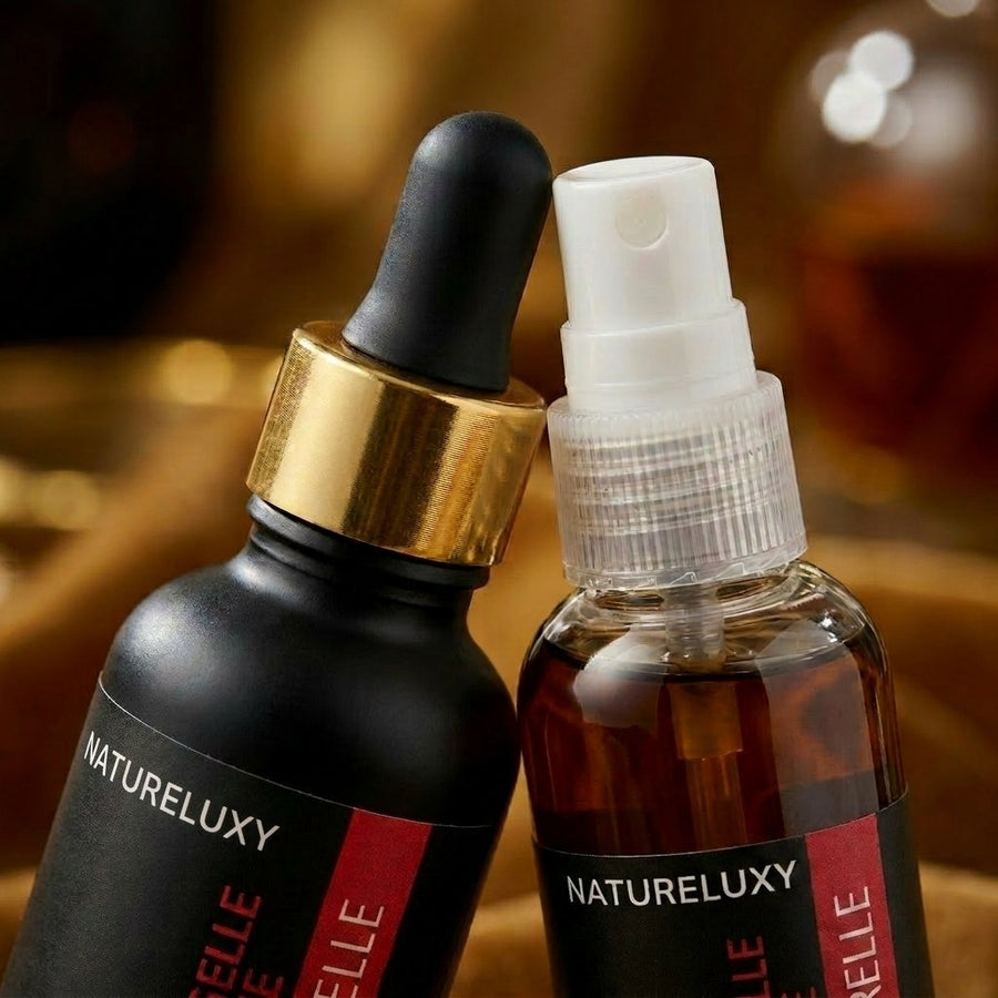 Huile de Nigelle d'éthiopie 30mL pipette +Huile de Nigelle d'éthiopie 30mL Spray – produit naturel présenté par Natureluxy