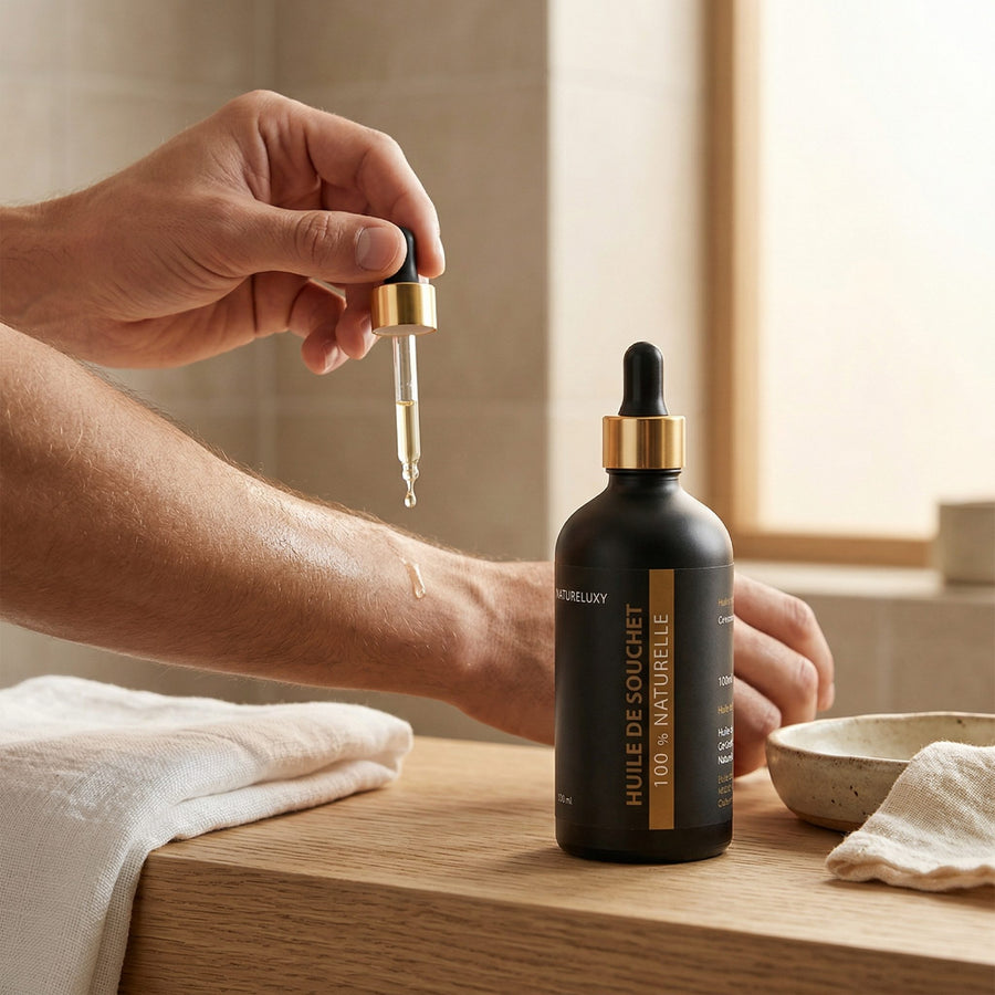 Huile de Souchet 100 mL Pipette 100% Naturelle - Soin de la Peau – produit naturel présenté par Natureluxy