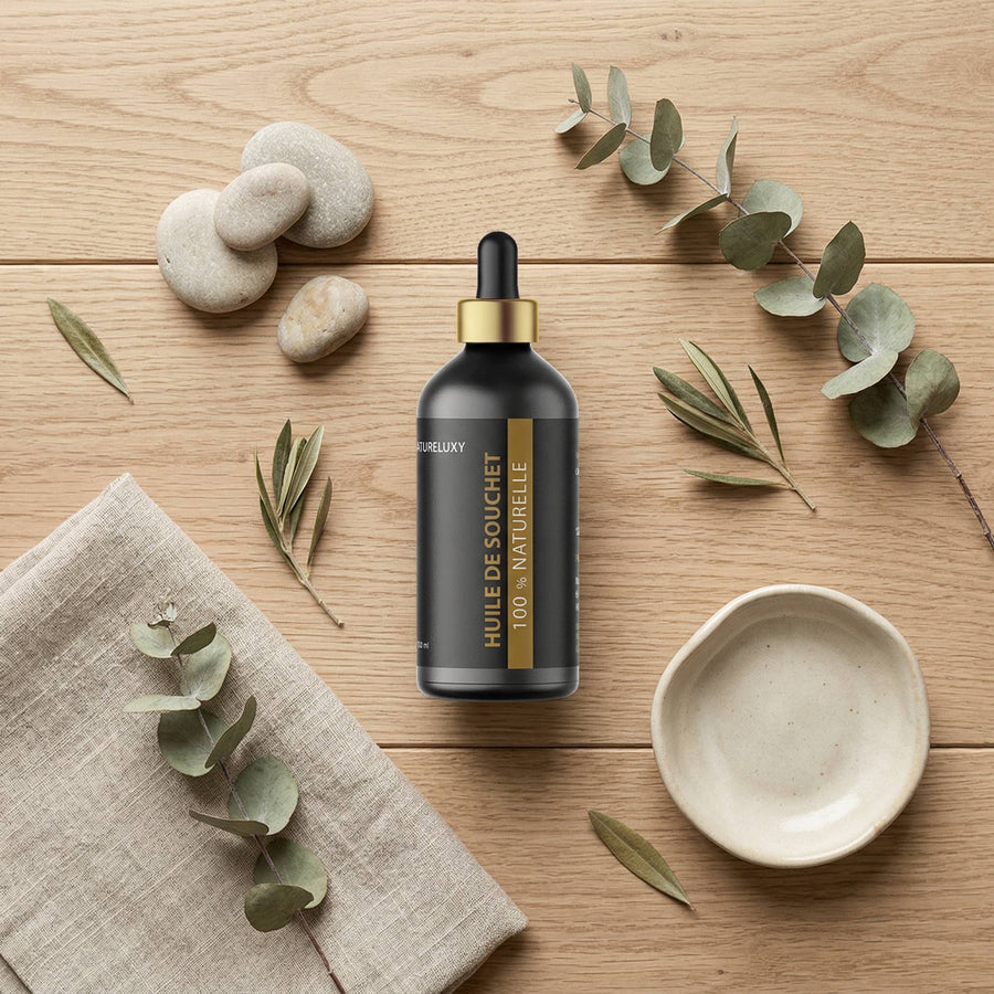 Huile de Souchet 100 mL Pipette 100% Naturelle - Soin de la Peau – produit naturel présenté par Natureluxy