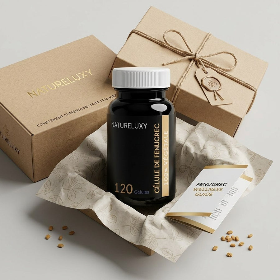 Fenugrec 120 Gélules Végétales 300 mg – produit naturel présenté par Natureluxy