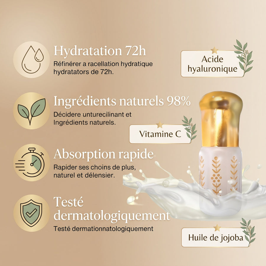 Musc Tahara Monoï 3 ml – produit naturel présenté par Natureluxy