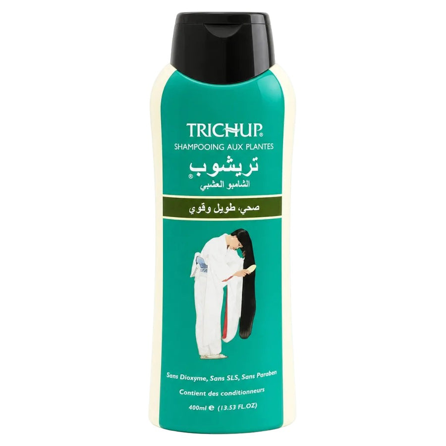Shampoing Soin Indien Favorise la Pousse des cheveux Trichup 400ml – produit naturel présenté par Natureluxy