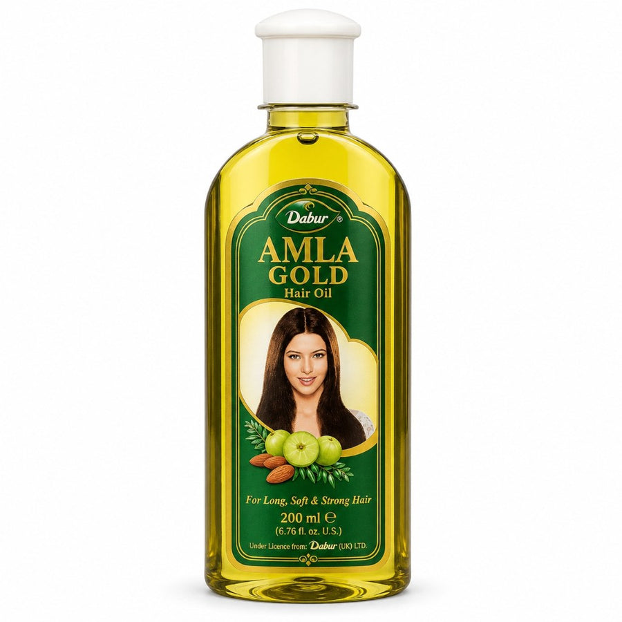 Huile Amla Gold Dabur 200 ml - Huile Capillaire – produit naturel présenté par Natureluxy