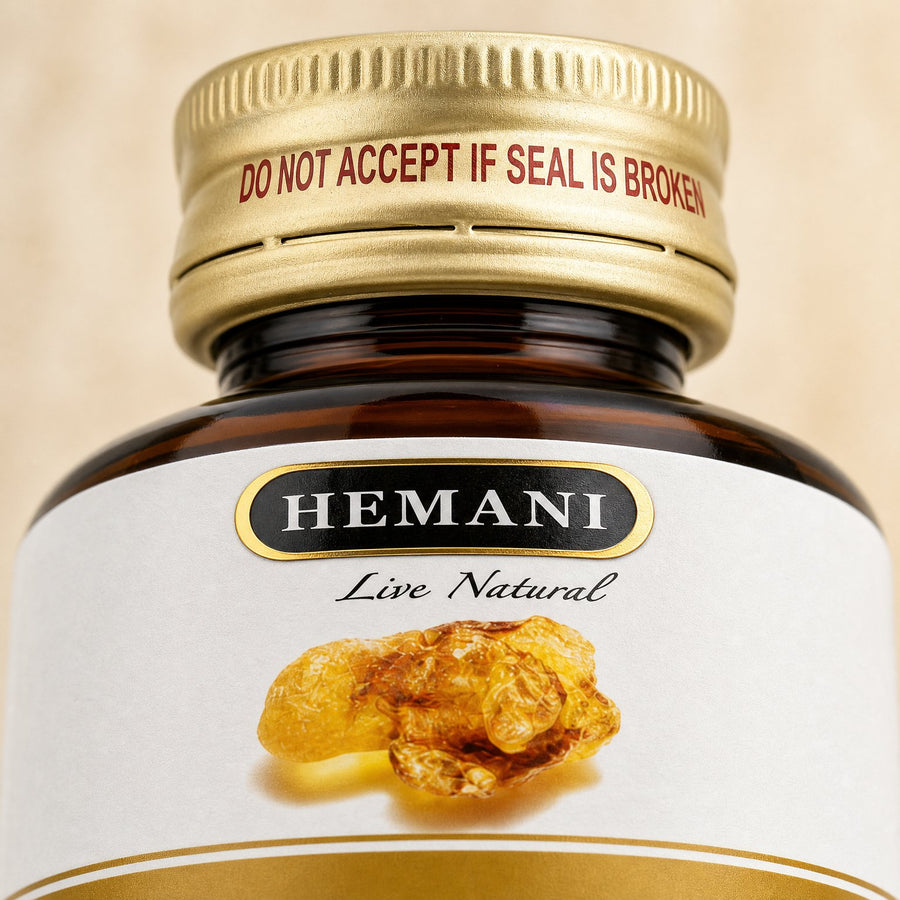 Hemani Olibanum Oil 30mL — texture closeup