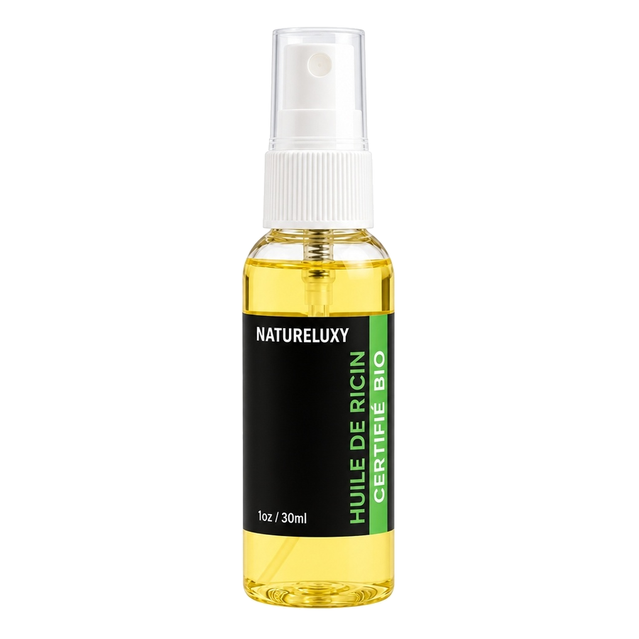 2 Huile de Ricin 30mL 100% Naturelle Spray -5%