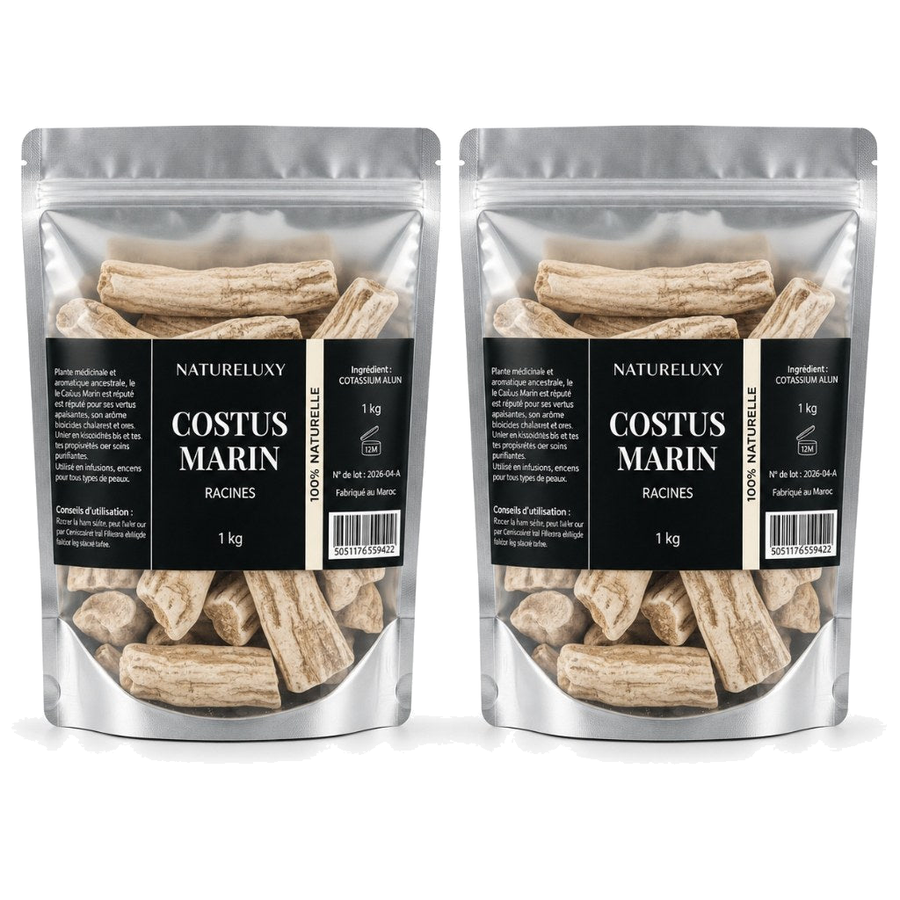 Costus Marin Brut 2X1Kg 100% Naturel Natureluxy – produit naturel présenté par Natureluxy