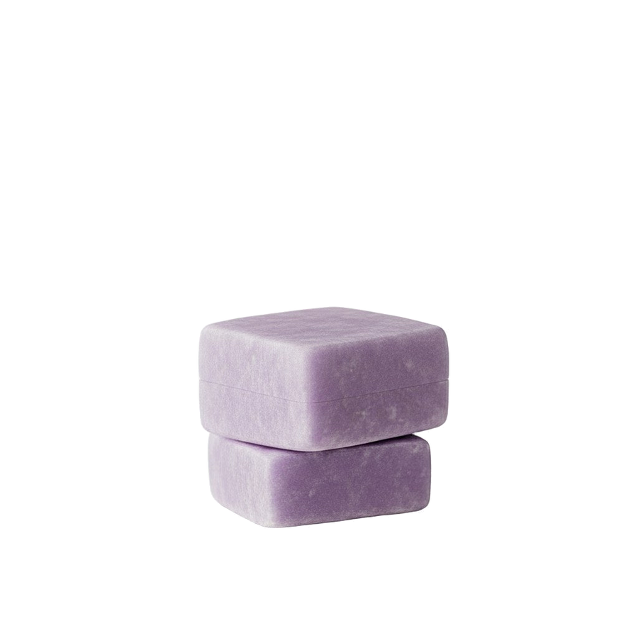 Lot de 2 carrés de musc lavande – parfum solide - vue principale
