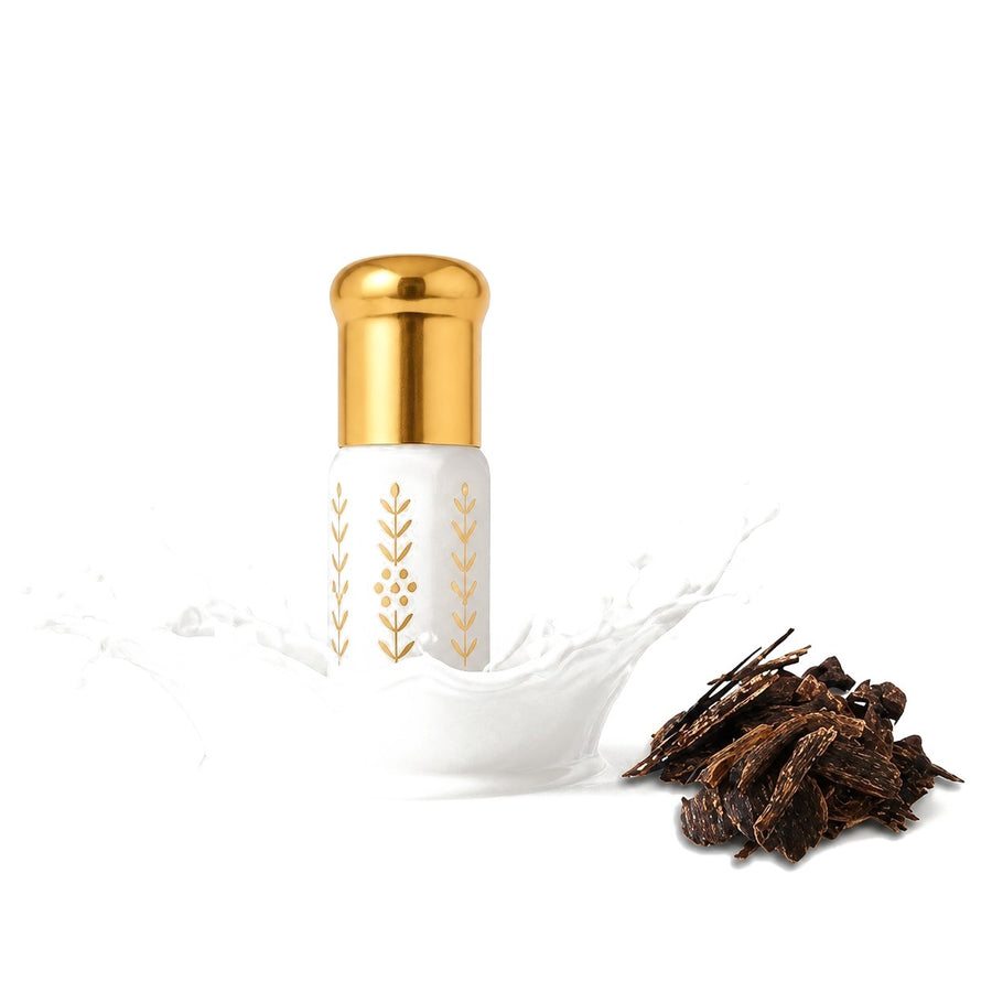 Musc Tahara Oud 3 mL - Musc Blanc Parfumé – produit naturel présenté par Natureluxy