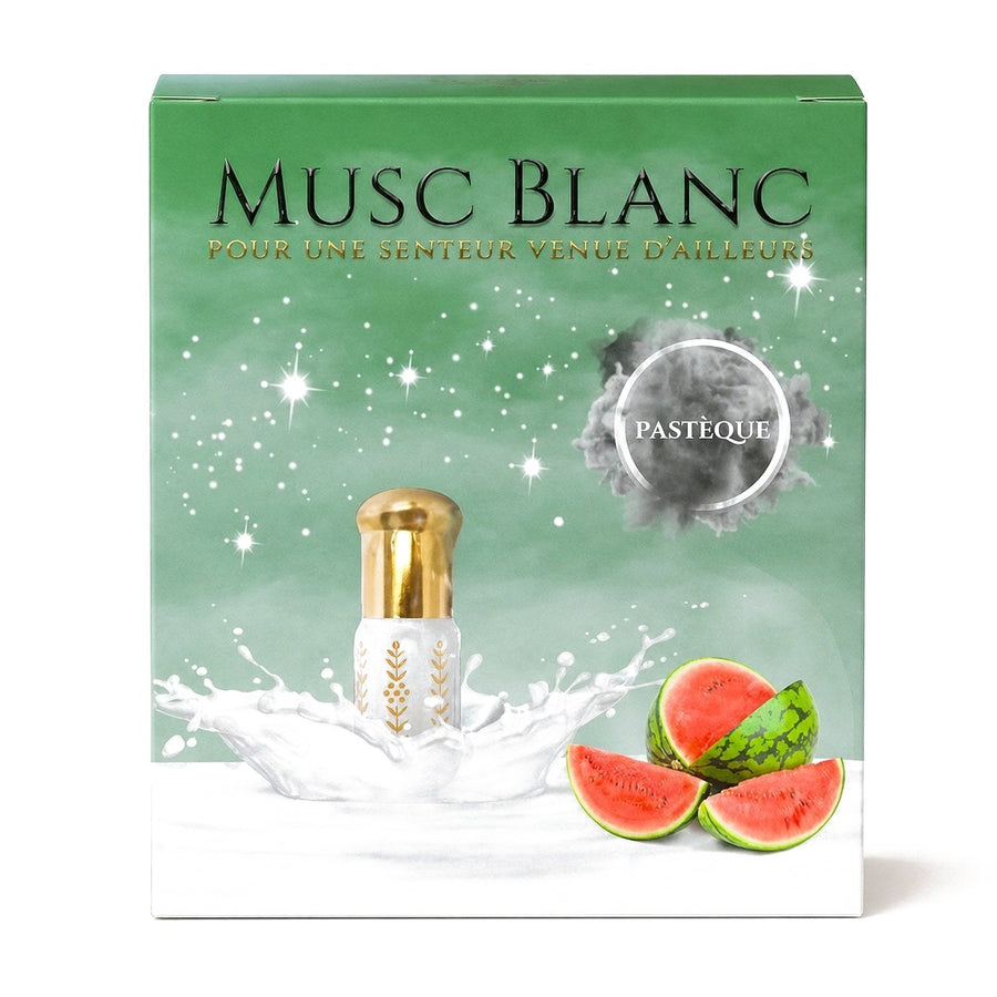 Musc Tahara Pastèque 3 mL - Musc Blanc Parfumé – produit naturel présenté par Natureluxy