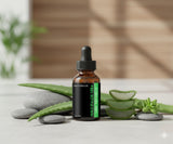 Aloe Vera Öl 30 ml Pipette + Aloe Vera Öl 30 ml 100 % natürliches Spray