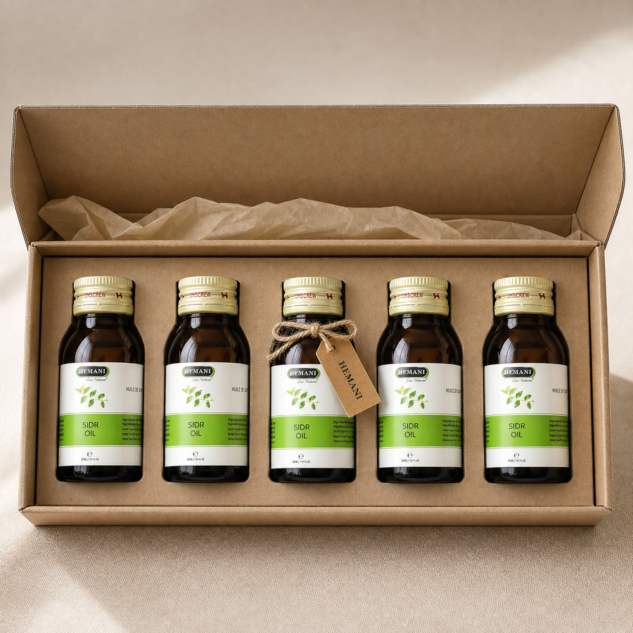 Hemani Sidr Oil 5x30mL — coffret packaging