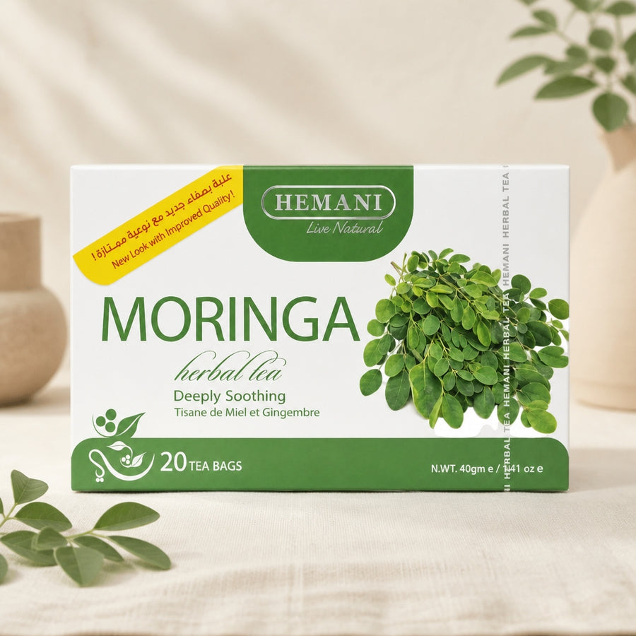 Tisane de Moringa 20 sachets Hemani — vue principale hero