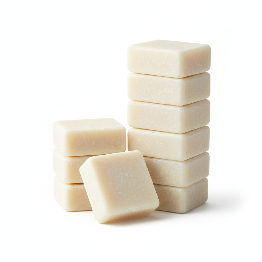 Lot de 10 carrés de Musc Blanc – parfum solide - vue principale