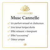 3 Carré de Musc Cannelle – Parfum Oriental Épicé & Chaleureux | Natureluxy