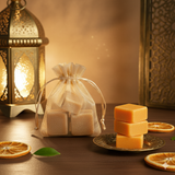 10 Carré de Musc à l’Orange – Parfum Oriental & Rafraîchissant – Cube de Musc Solide Naturel