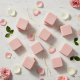 3 Carré de Musc Rose – Musc Blanc & Rose Orientale, Élégance et Douceur