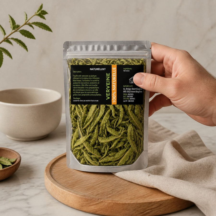 Feuilles de Verveine Séchées Naturelles 250 g - Pour Infusion – application en situation réelle, geste de soin quotidien
