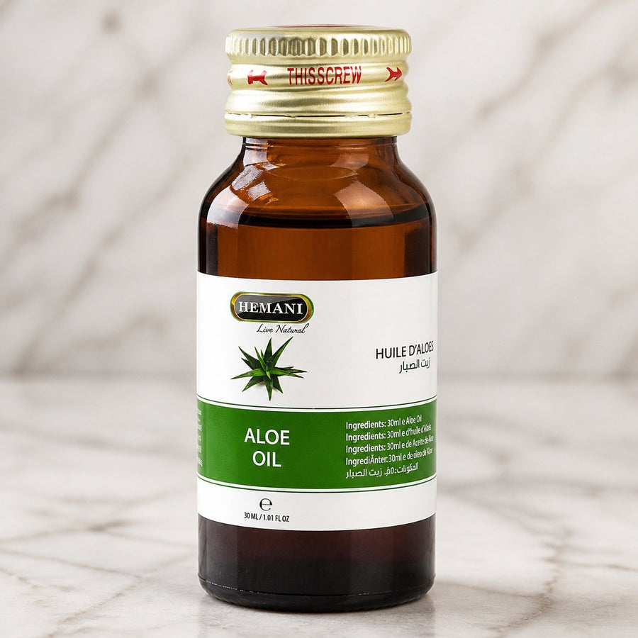 2 Huile de Cactus 30ml 100% Naturelle Hemani – gros plan sur les détails et la finition du packaging