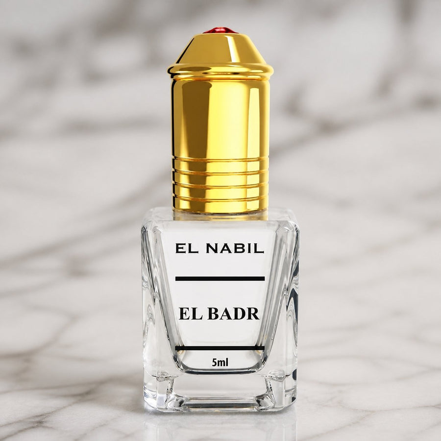 2X Musc El Badr applicateur Roll-On - 5mL – gros plan sur les détails et la finition du packaging