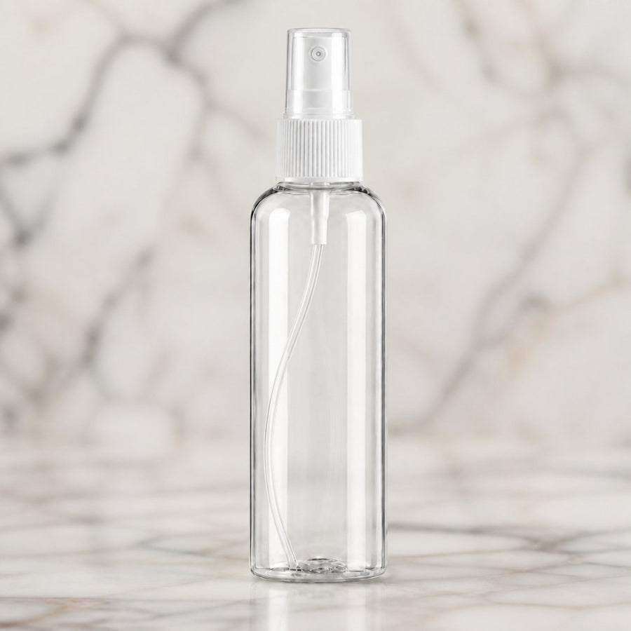 3 Flacons Vaporisateur 100ml Vide Sac Atomiseur de Poche Spray Plastique – gros plan sur les détails et la finition du packaging