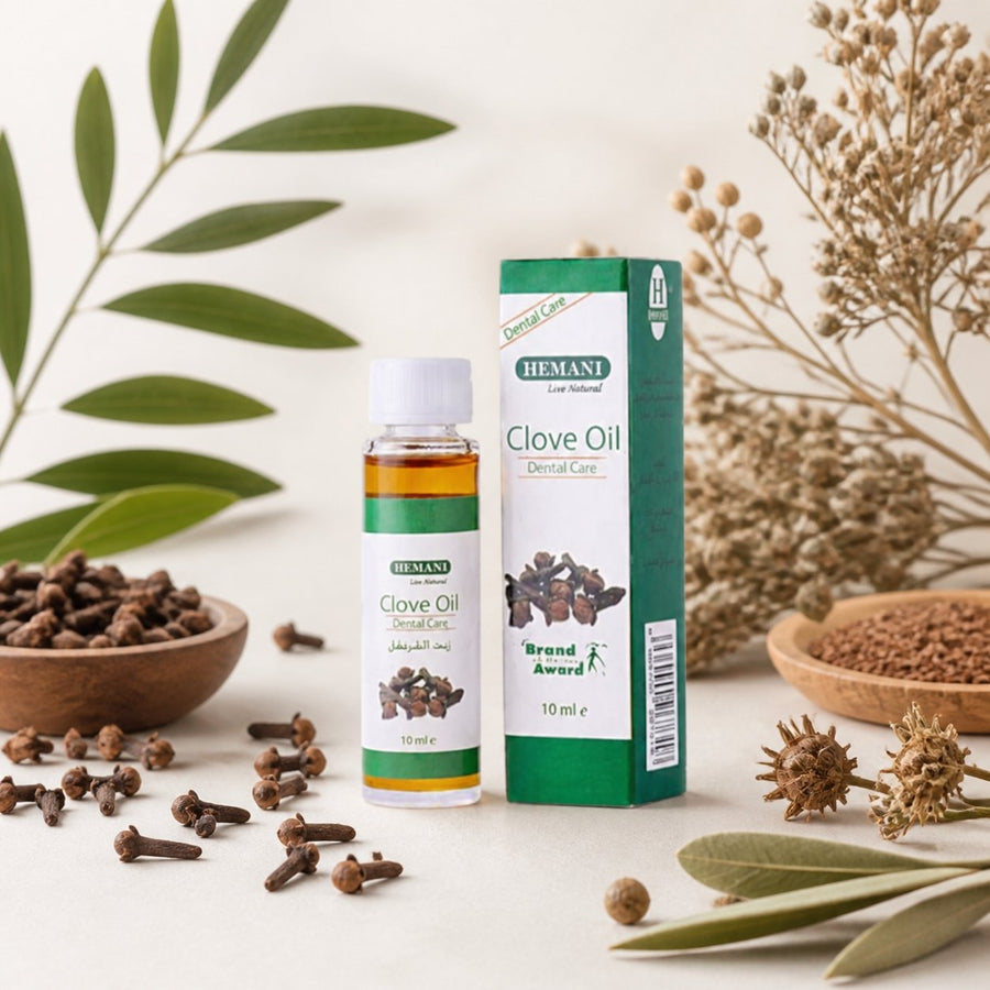 3 X Huile de girofle 10mL 100% naturelle Hemani -10% – composition avec ingrédients naturels
