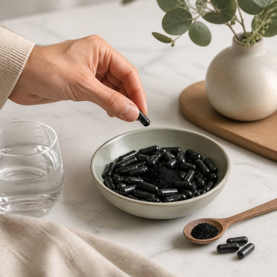 3000 Gélules de Nigelle 100% Végétale - 300 mg par gélule - Origine Maroc – application en situation réelle, geste de soin quotidien