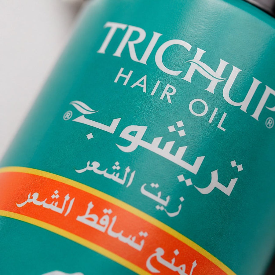 5 Huile Anti-Chute Soin Indien Trichup 50mL -20% – gros plan sur la texture et la matière