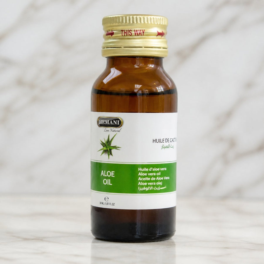 5 Huile de Cactus 30ml 100% Naturelle Hemani – gros plan sur les détails et la finition du packaging