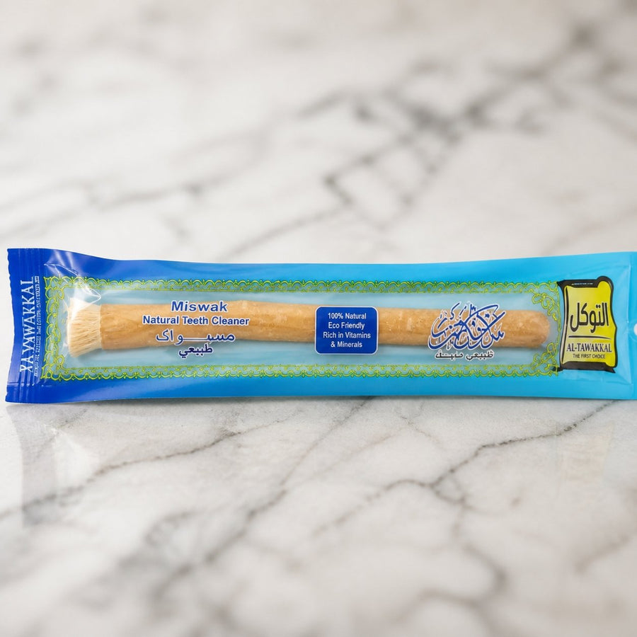 5 Siwak Haute qualité El-kheir – gros plan sur les détails et la finition du packaging