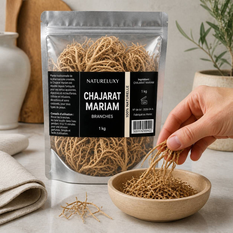 1kg Chajarat Mariam Plante pour La Fertilité Vente en Gros – application en situation réelle, geste de soin quotidien