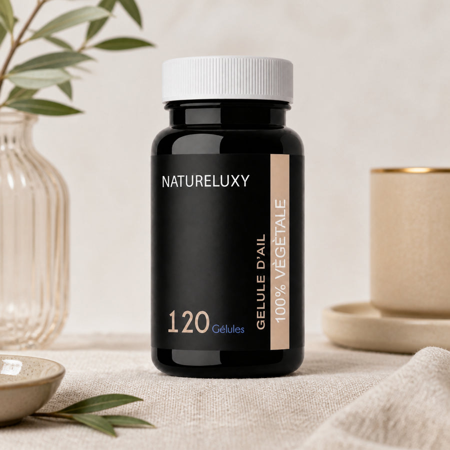 120 gélules d'Ail Naturel - vue principale hero sur fond blanc, packaging d'origine préservé