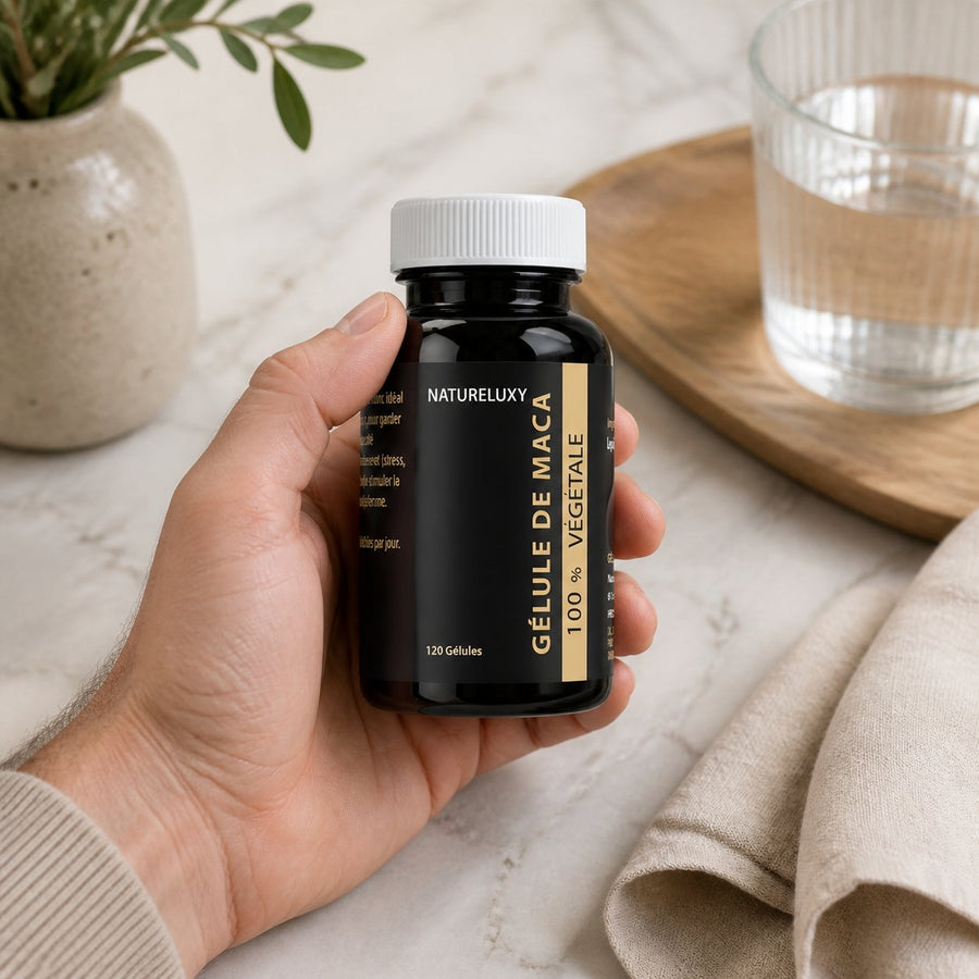Gélules de Maca 120 gélules 300 mg – application en situation réelle, geste de soin quotidien