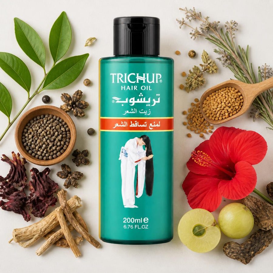 Huile Anti-Chute Soin Indien Trichup 200mL – composition avec ingrédients naturels