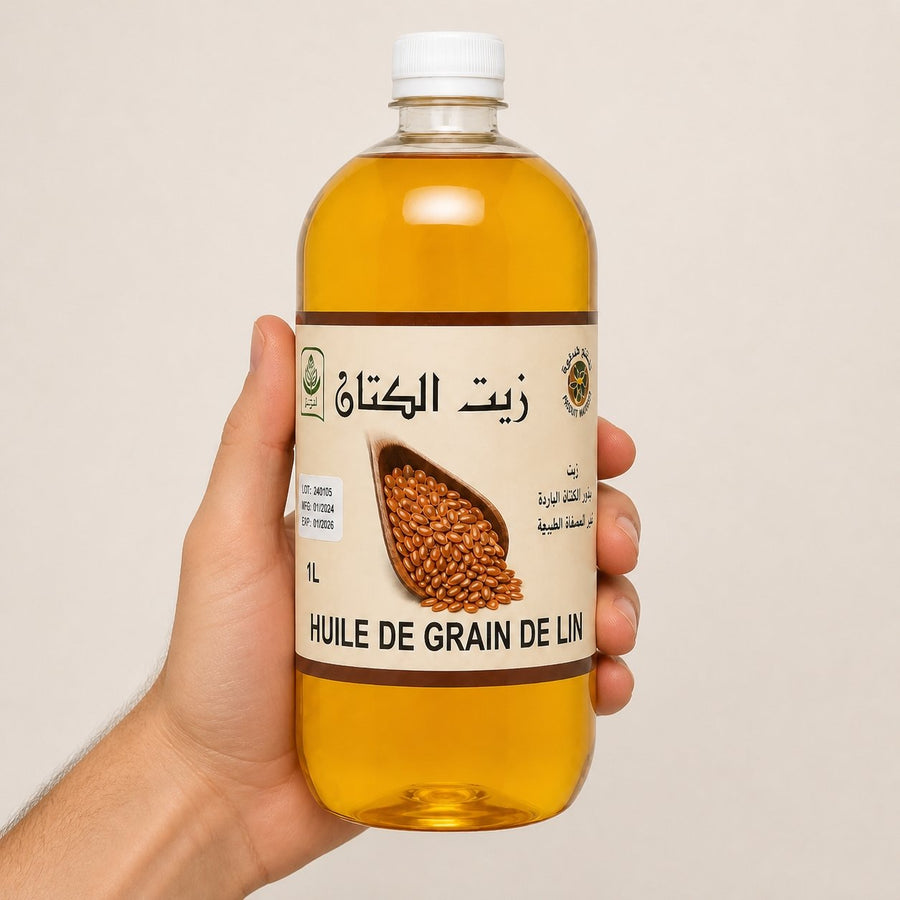 Huile de Germe de Blé 100% Naturel - 1L – taille et contenance réelles du produit en main