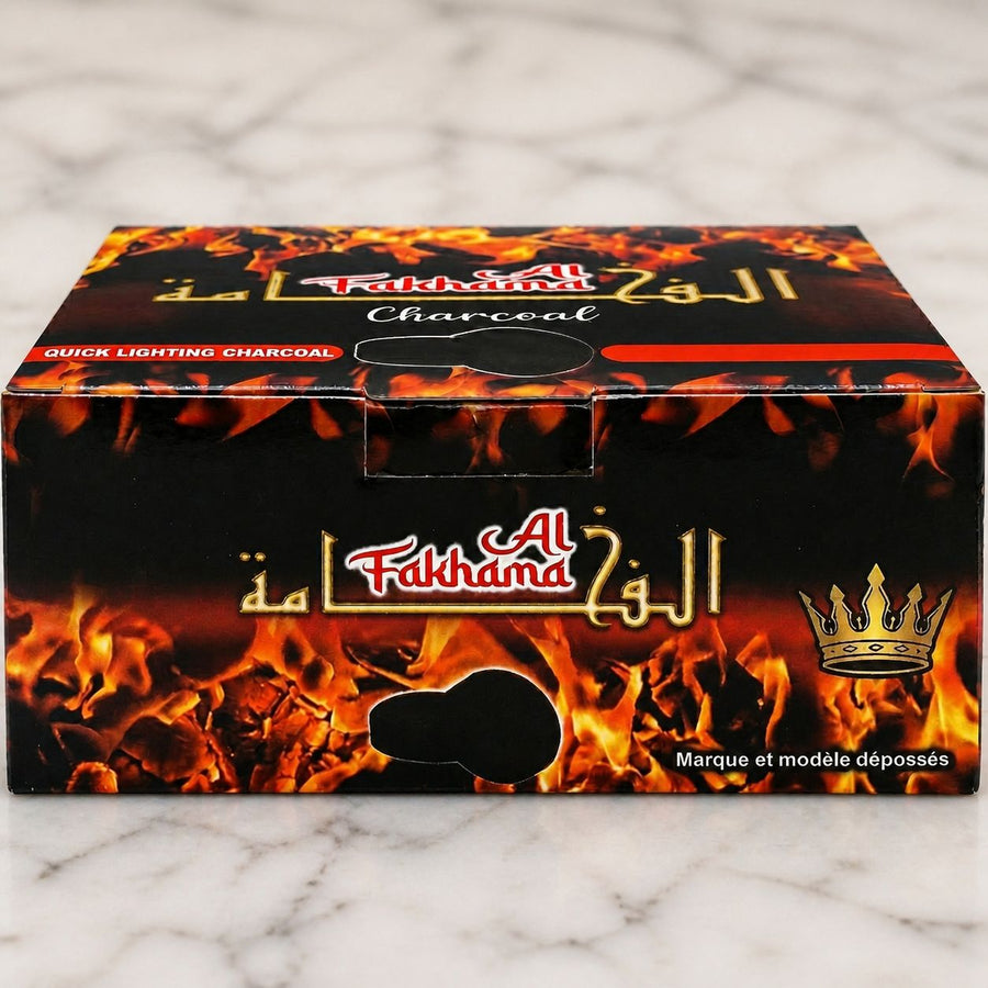 Lot de 100 Pastilles de Charbon pour Encens - Allumage Rapide – gros plan sur les détails et la finition du packaging