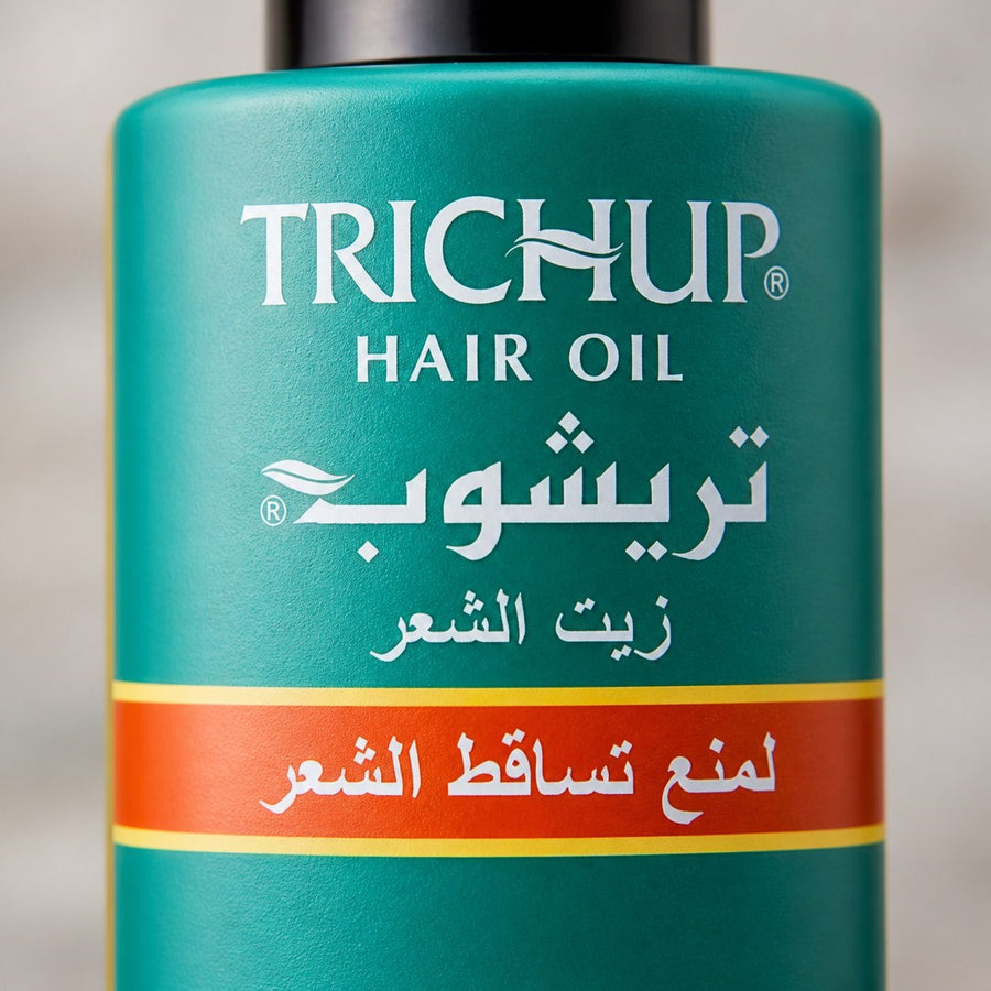 3 Huiles Anti-Chute Soin Indien  Trichup 100mL -10% – gros plan sur la texture