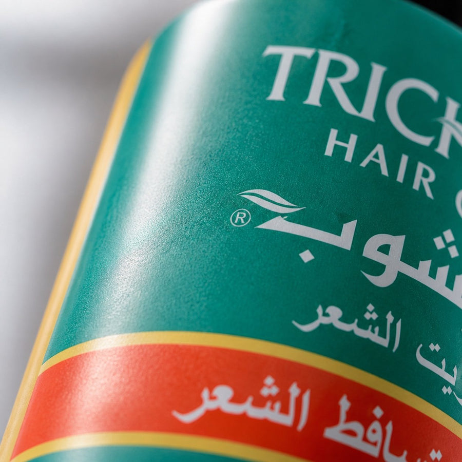 3 Huiles Anti-Chute Soin Indien  Trichup 100mL -10% – gros plan sur la texture et la matière