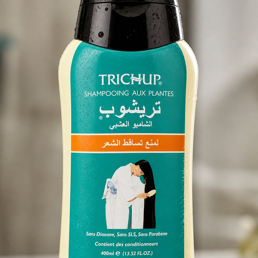 Shampoing Anti-Chute Soin Indien Trichup 400ml – gros plan sur la texture